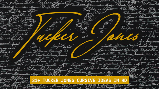 Tucker Jones name signatures